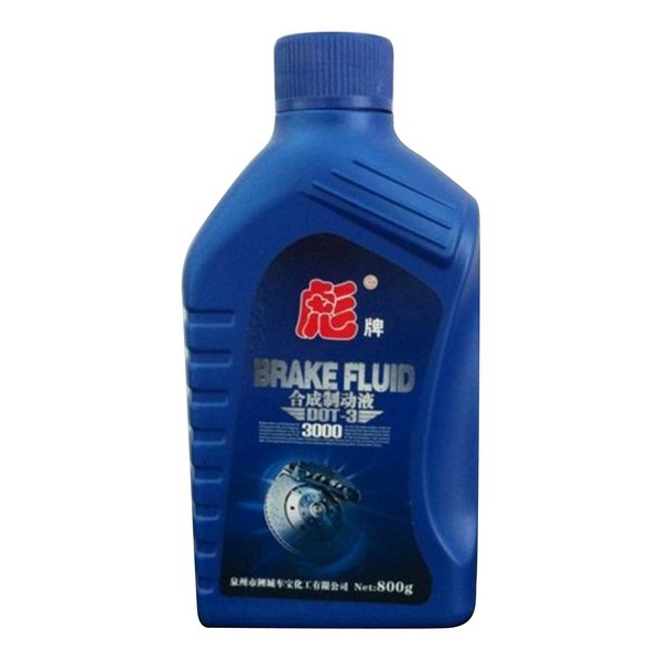 彪牌兰色扁瓶制动液DOT3-800g